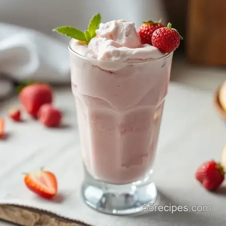 Blend Ice Cream Pink Squirrel Cocktail