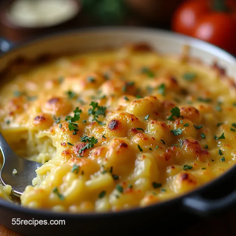 The Unbeatable Braised Fennel Gratin with Parmesan Thyme presentation