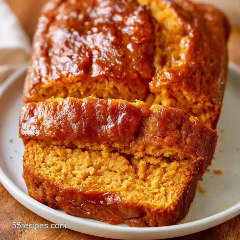A single thick slice of spiced orange cake served on a white ceramic plate with a dollop of melting butter.