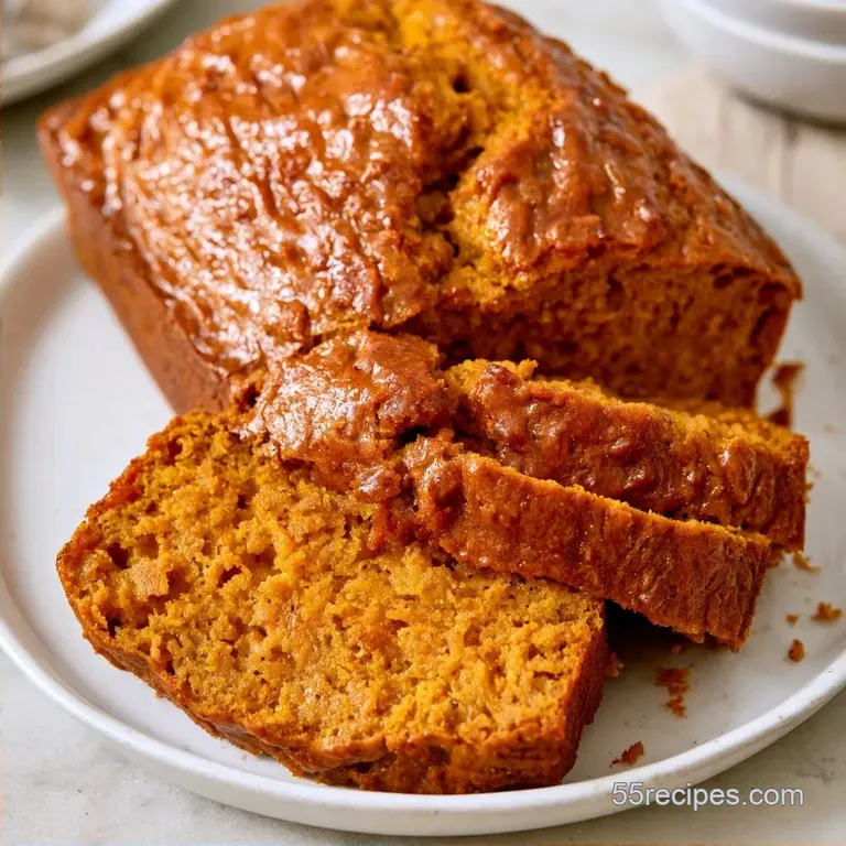 Moist Brown Sugar Pumpkin Bread