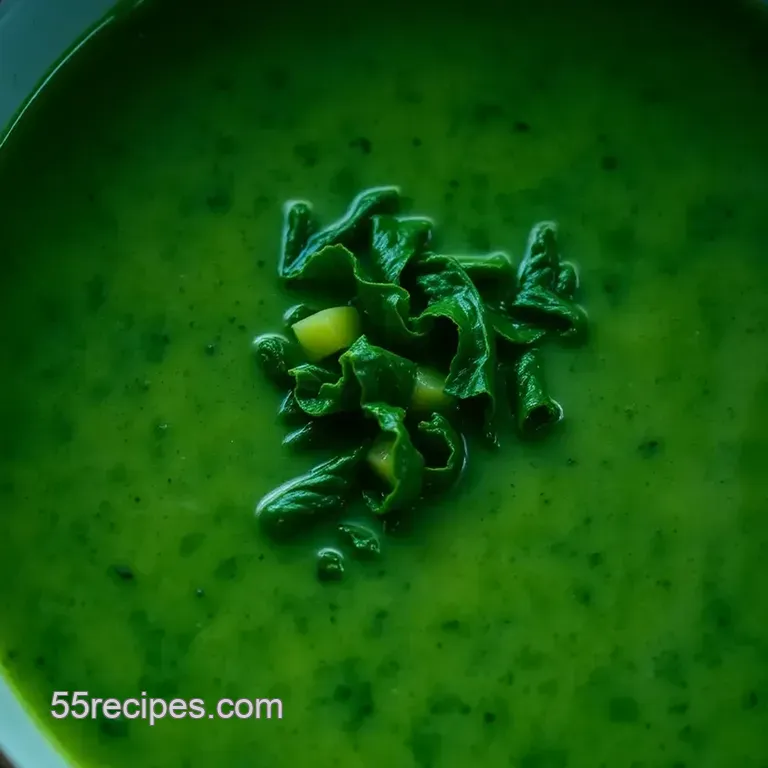 Caldo Verde: Authentic Portuguese Kale Soup presentation