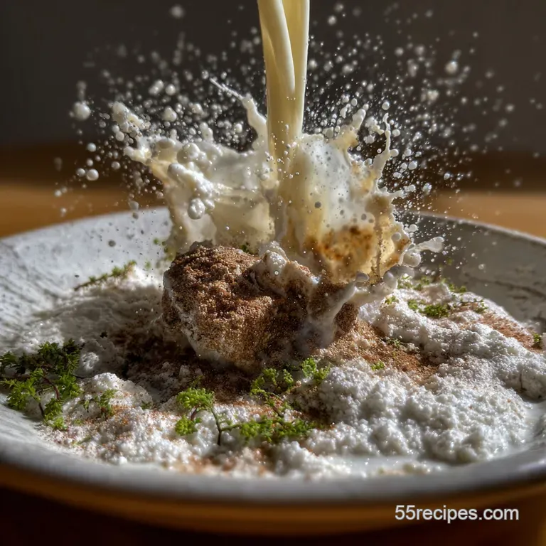 Shot glass on a dark surface, a swirl of velvety cream, offering a striking contrast and sophisticated presentation.