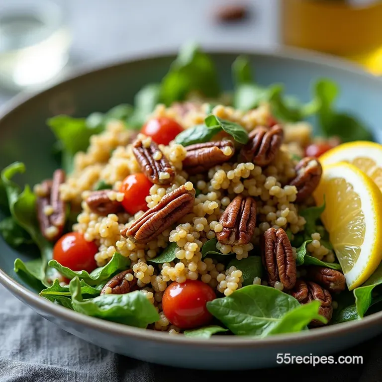 The Proper Charlie Bird Farro Salad with Toasted Pecans and Lemon Vinaigrette