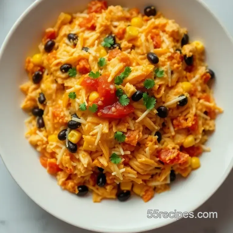 Cheesy Chicken Tortilla Casserole: A Family Favourite presentation