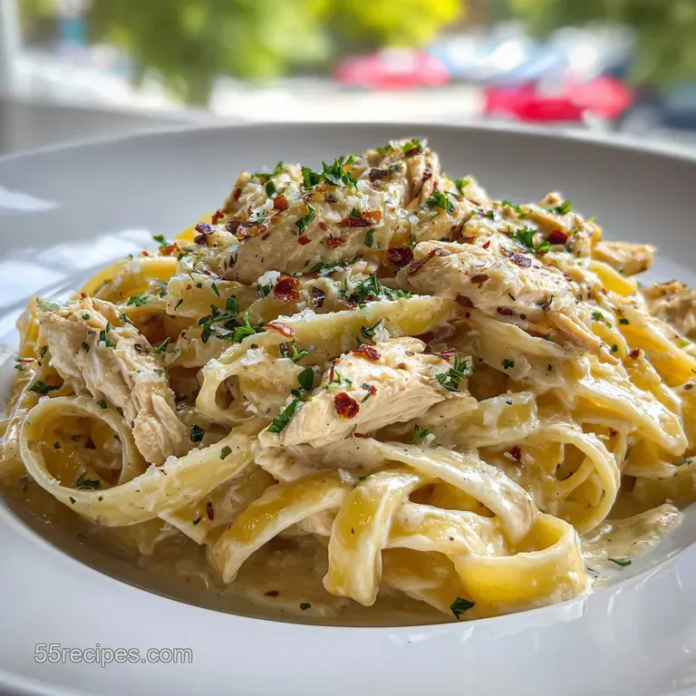 Chicken Fettuccine Recipe: Silky Sauce