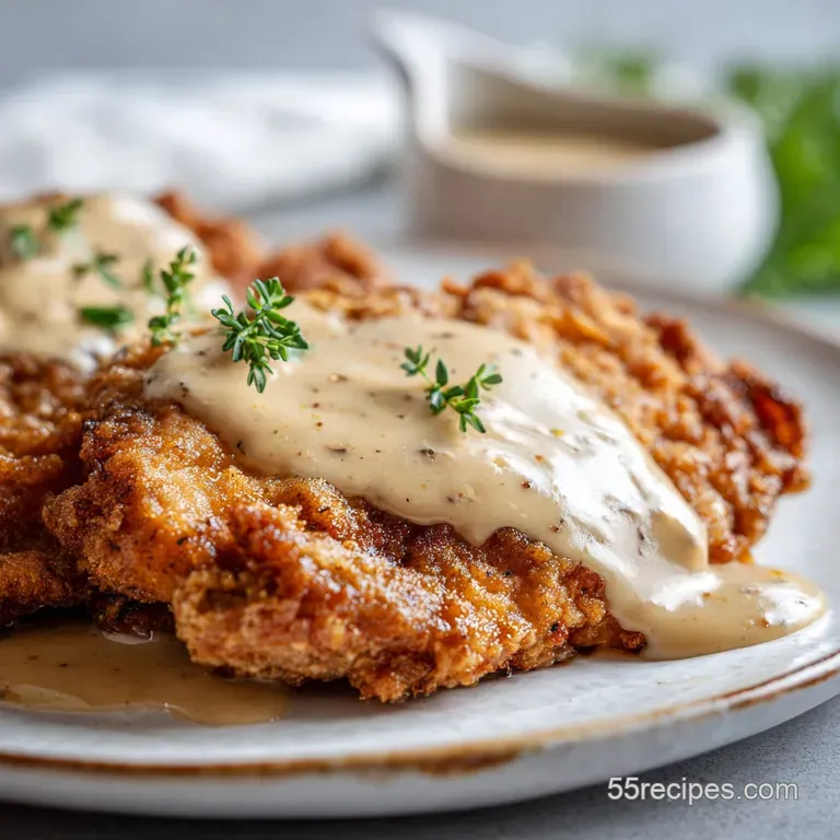 Chicken Fried Steak Gravy Recipe: Velvety & Peppered