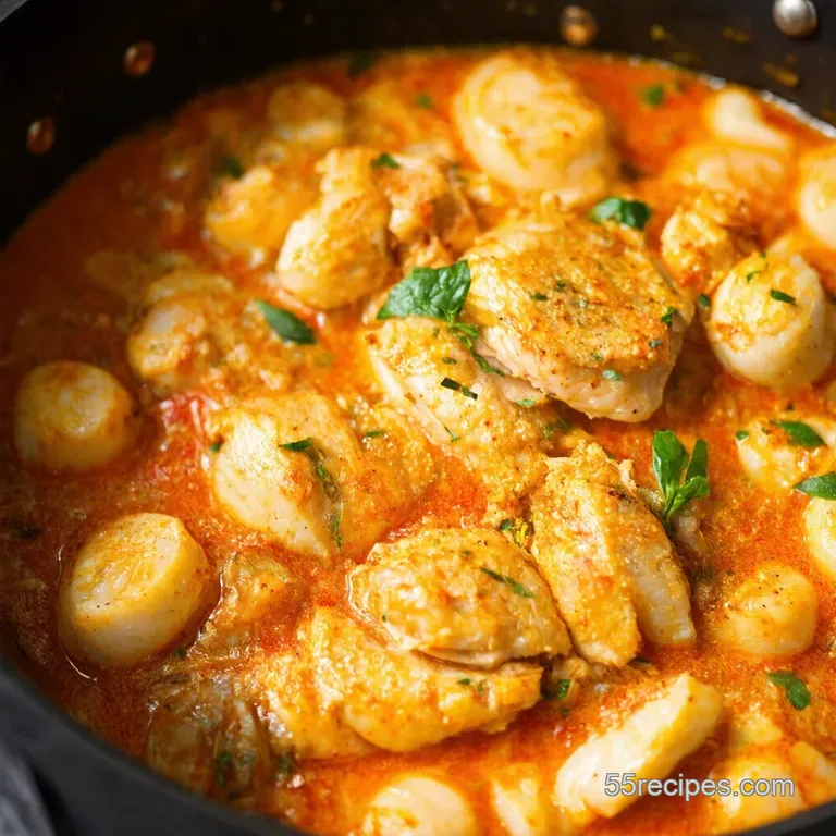Chicken Scampi Garlicky Goodness in Minutes