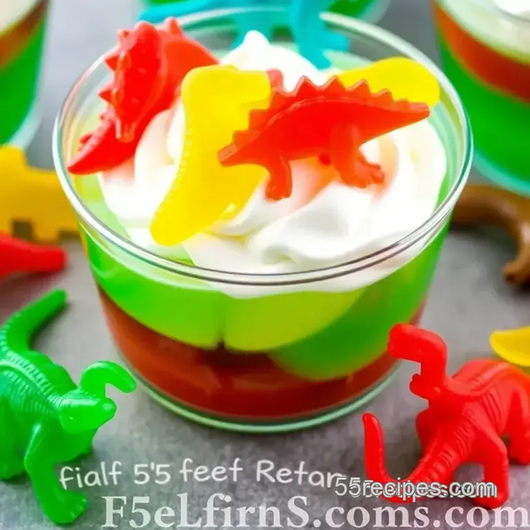 Chill Dino Jello Cups for Fun Desserts presentation