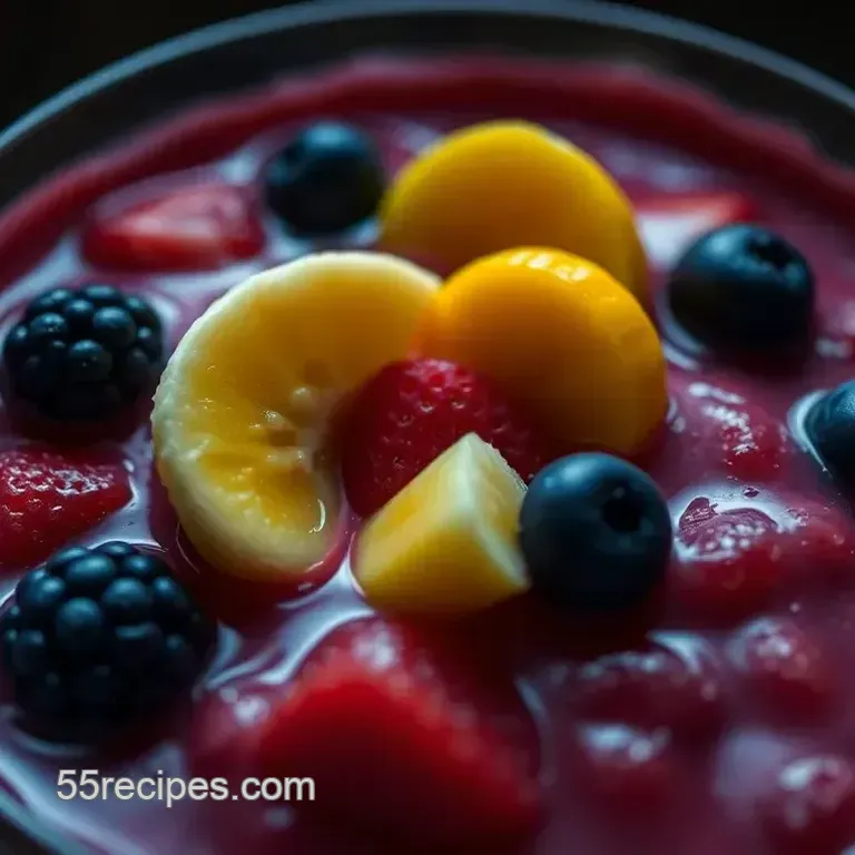 Chilled Berry Bliss – A Frozen Fruit Cup Recipe