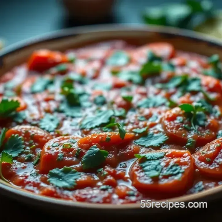 Chimichurri Pizza Sauce with Sweet Tomatoes