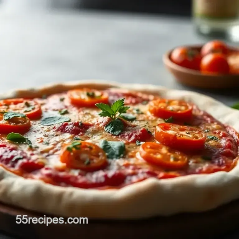 Chimichurri Sweet Tomatoes & 00 Flour Pizza