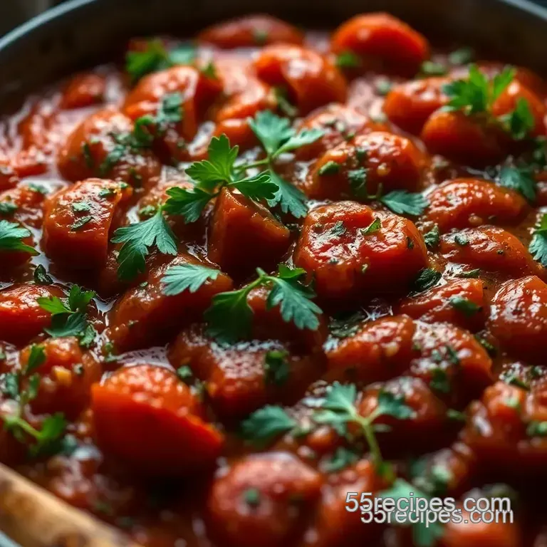 Chimichurri Sweet Tomatoes Pizza Sauce presentation
