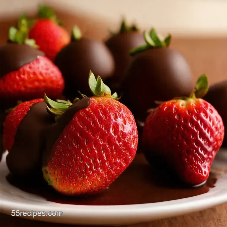 Chocolate Dipped Strawberries a Valentines Day Classic presentation