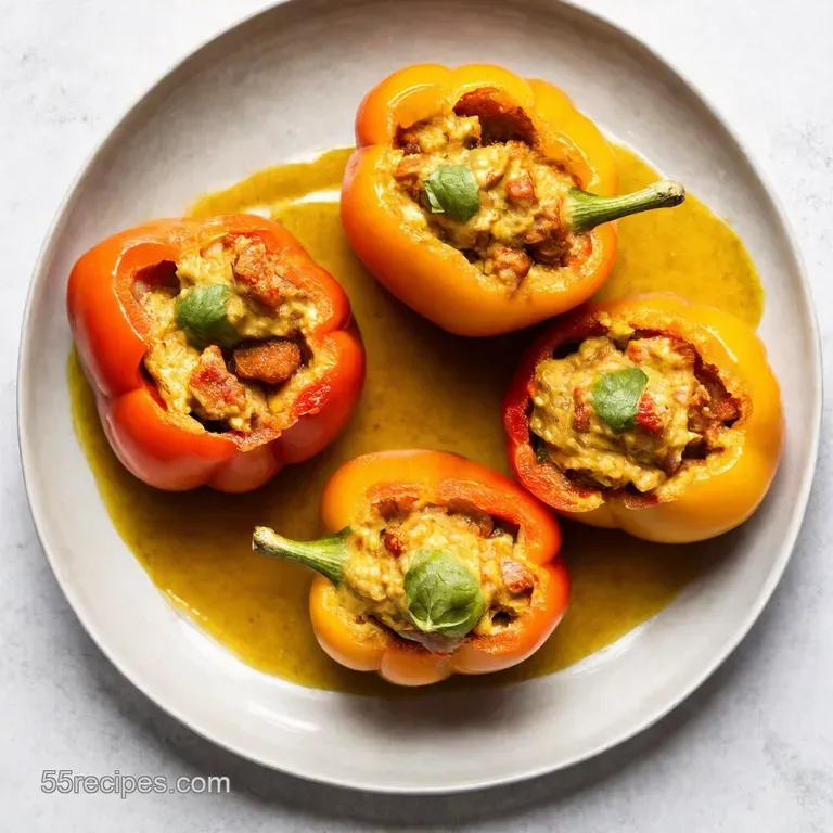 ChorizoStuffed Banana Peppers with Smoked Paprika Aioli