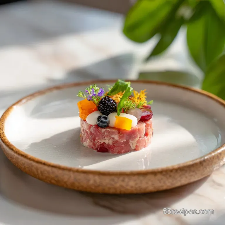 A crisp shot glass with distinct creamy white and dark brown layers, ready for enjoyment.