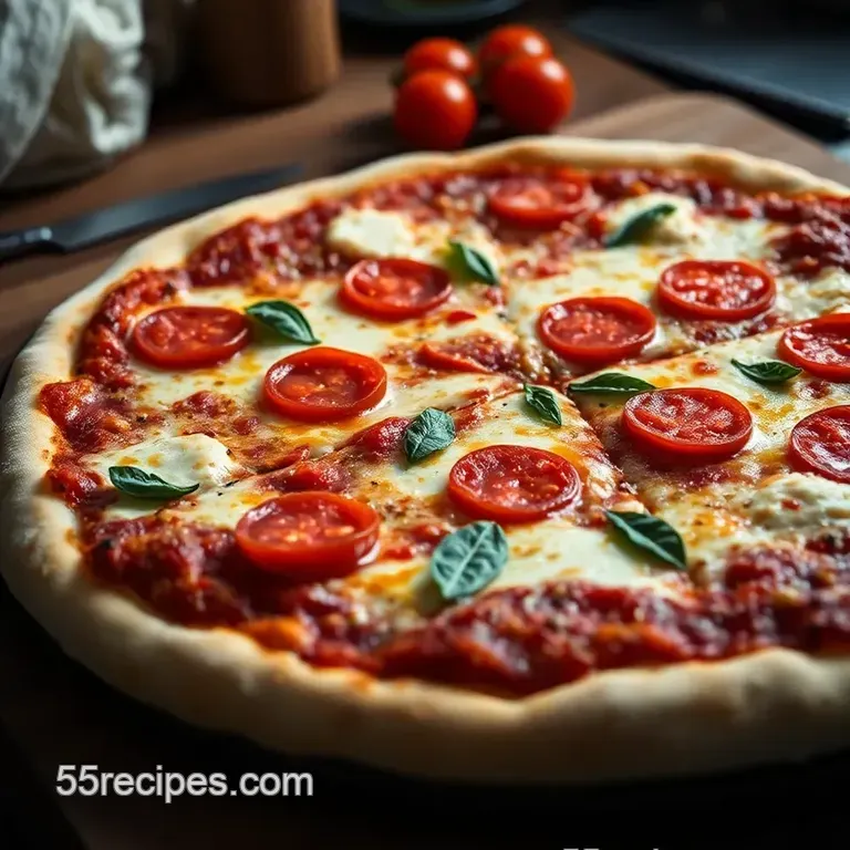 Classic Neapolitan Pizza Recipe presentation