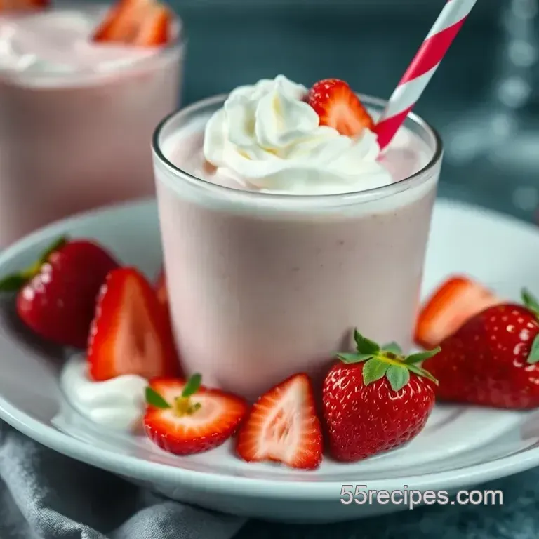 Classic Strawberry Milkshake: A Creamy Delight