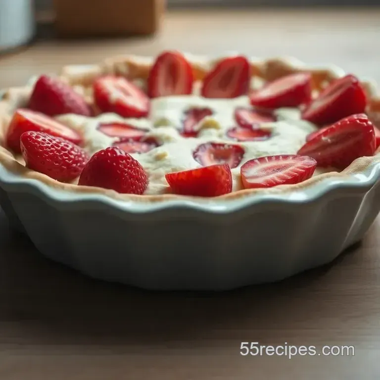 Classic Strawberry Rhubarb Pie with a Flaky Crust
