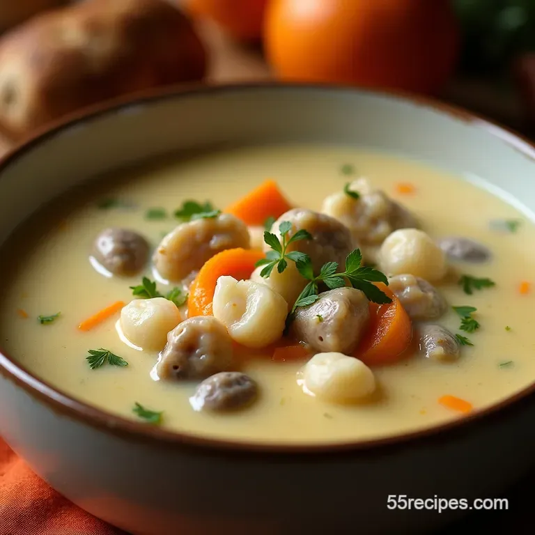 The Little Rhody Treasure Clearbroth Rhode Island Clam Chowder presentation