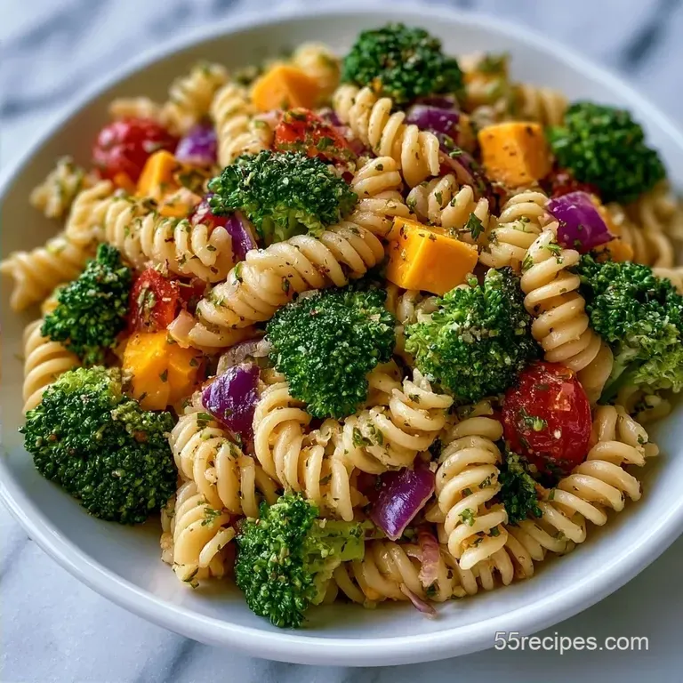 Cold Broccoli Pasta Salad: Fresh and Creamy