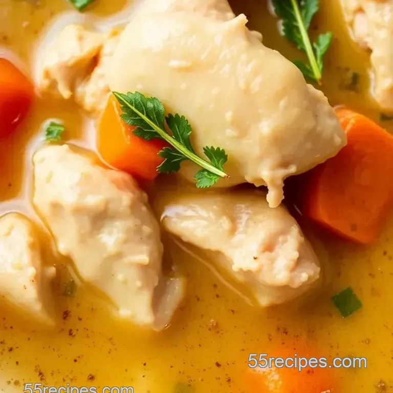 Comforting Chicken Soup: A Warm Bowl in Just 1.5 Hours presentation