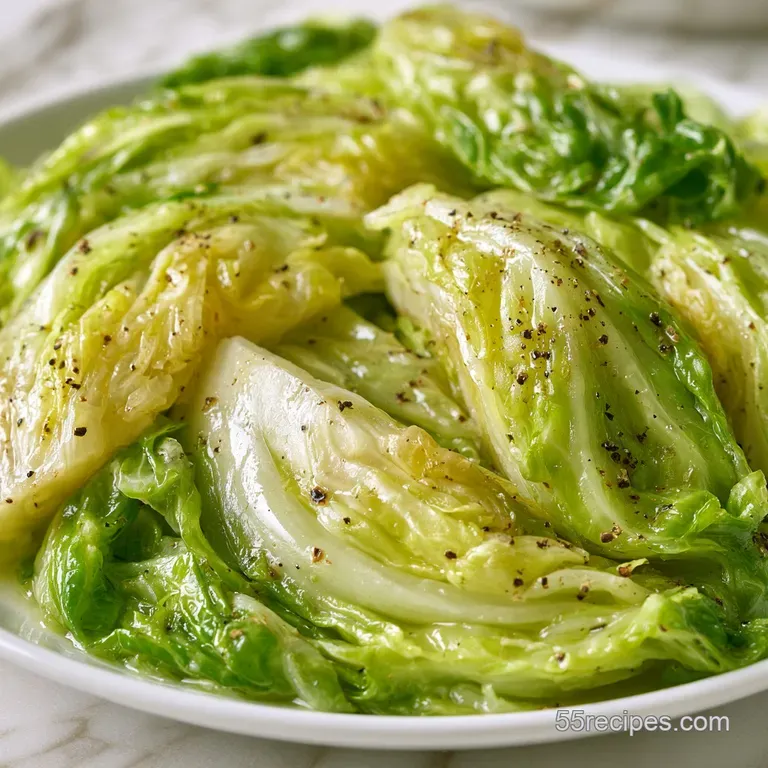 Neatly stacked ribbons of soft, buttery greens garnished with fresh parsley on a minimalist matte charcoal dinner plate.