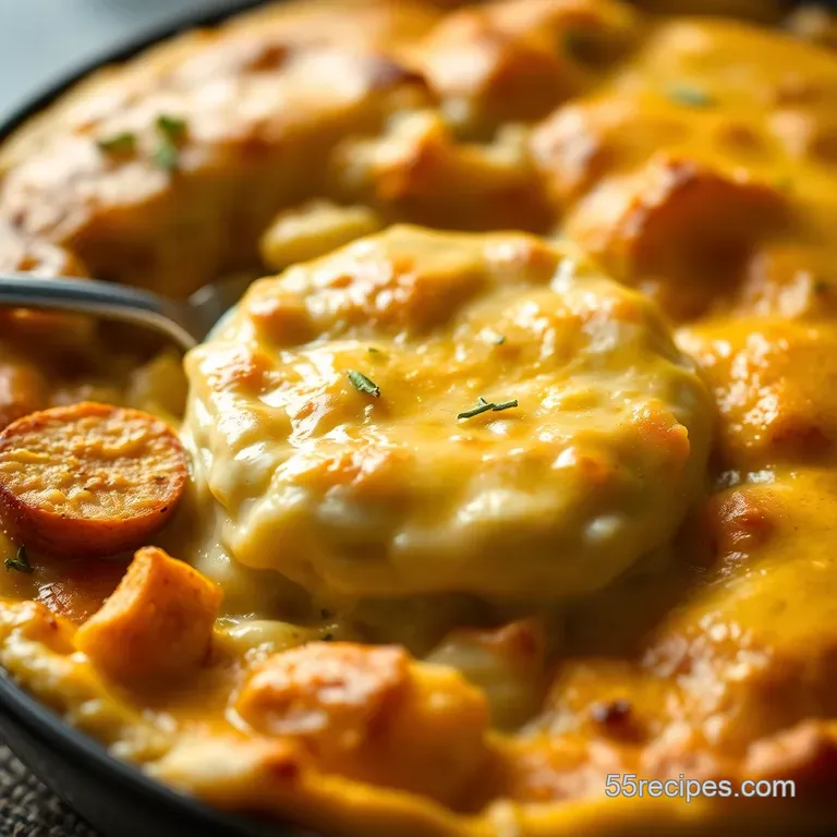 Creamy Chicken and Root Vegetable Pot Pie presentation