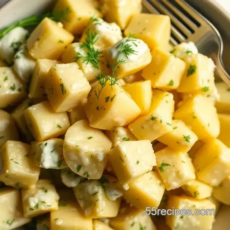 Creamy Dill Potato Salad with Dried Dill