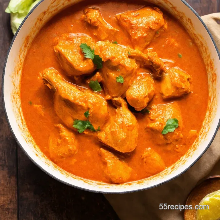 Creamy Dreamy Butter Chicken Murgh Makhani presentation