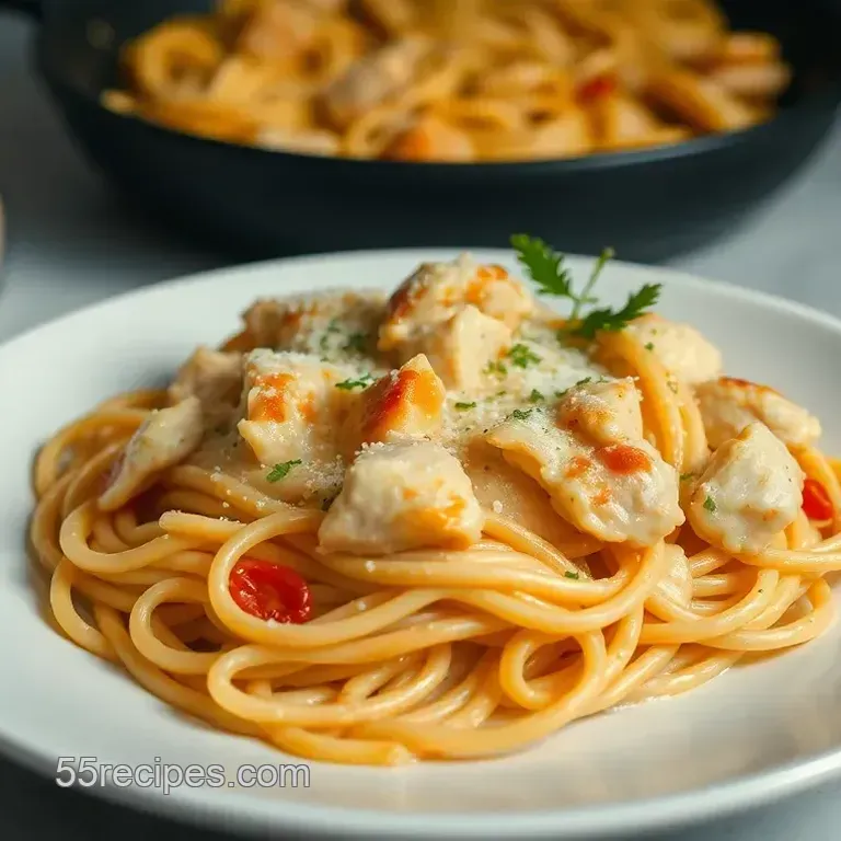Creamy Dreamy Chicken Spaghetti