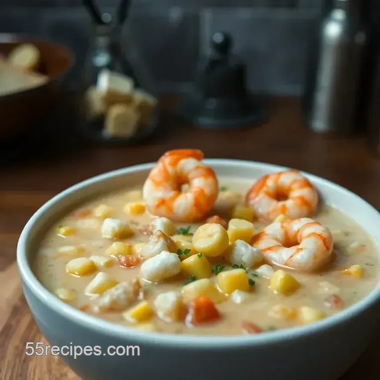Creamy Shrimp and Sweetcorn Chowder