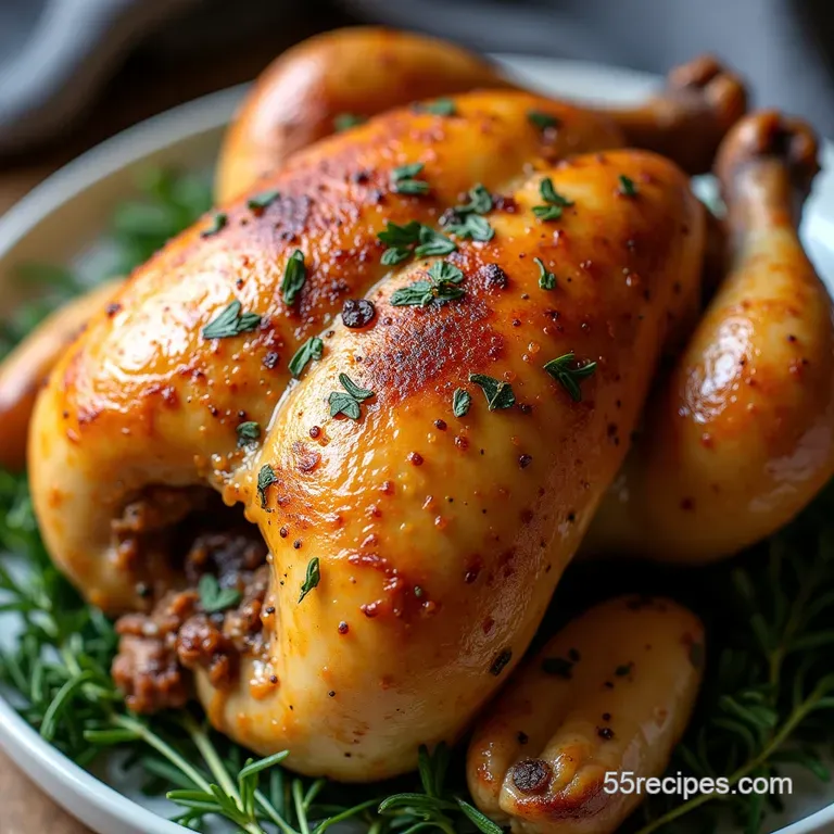 The Best Baked Whole Chicken Recipe for Crispy Skin The Golden Standard Perfectly Crispy Skin Juicy HerbRoasted Whole Chicken
