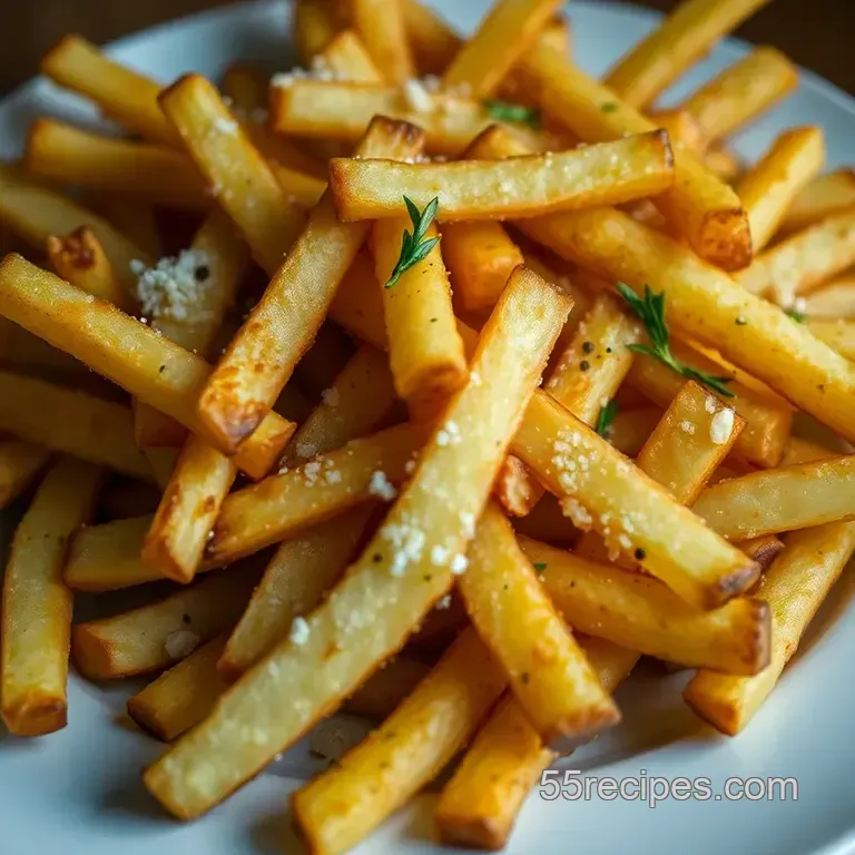 Crispy Duck Fat Fries: the Ultimate Indulgence presentation