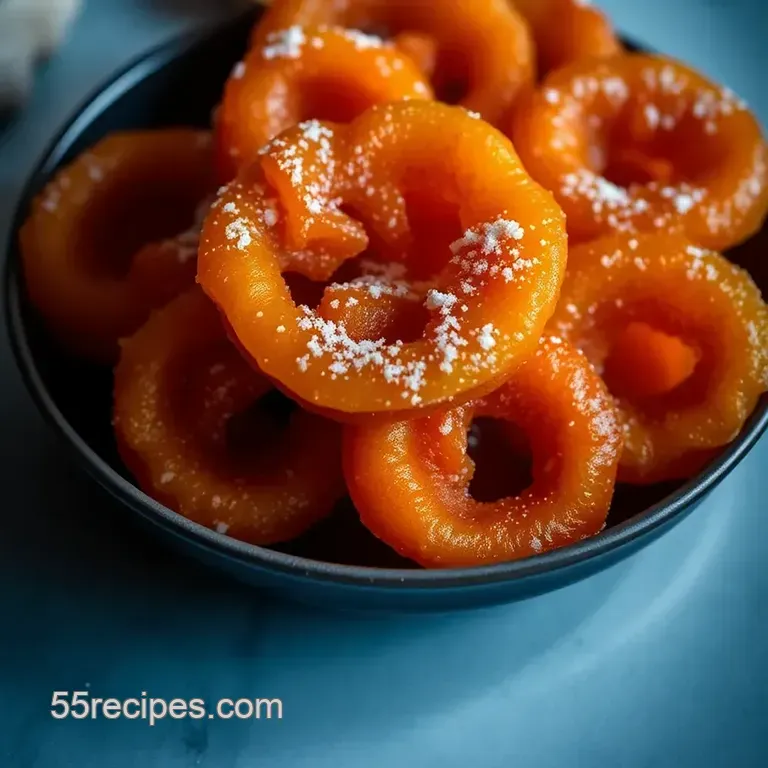 Crispy Jalebi Tea Infusion presentation