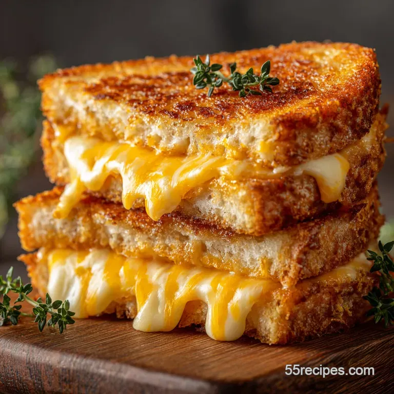 The Crispy Crown Ultimate Grilled Cheese with Mayo Sandwich