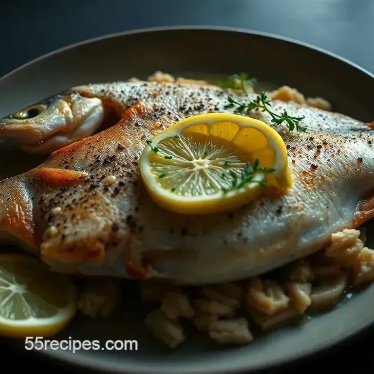 Crispy Pan-Fried Trout with Lemon Herb Butter