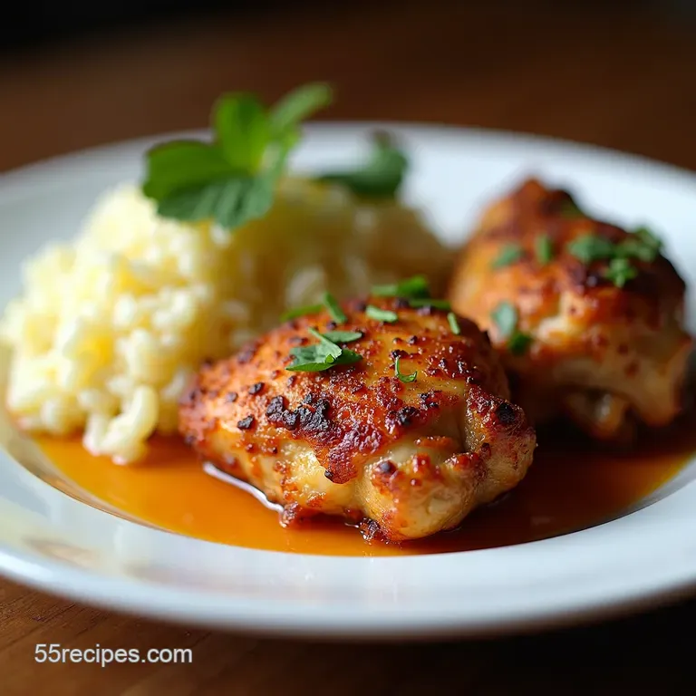 Crispy PanSeared Chicken Thighs