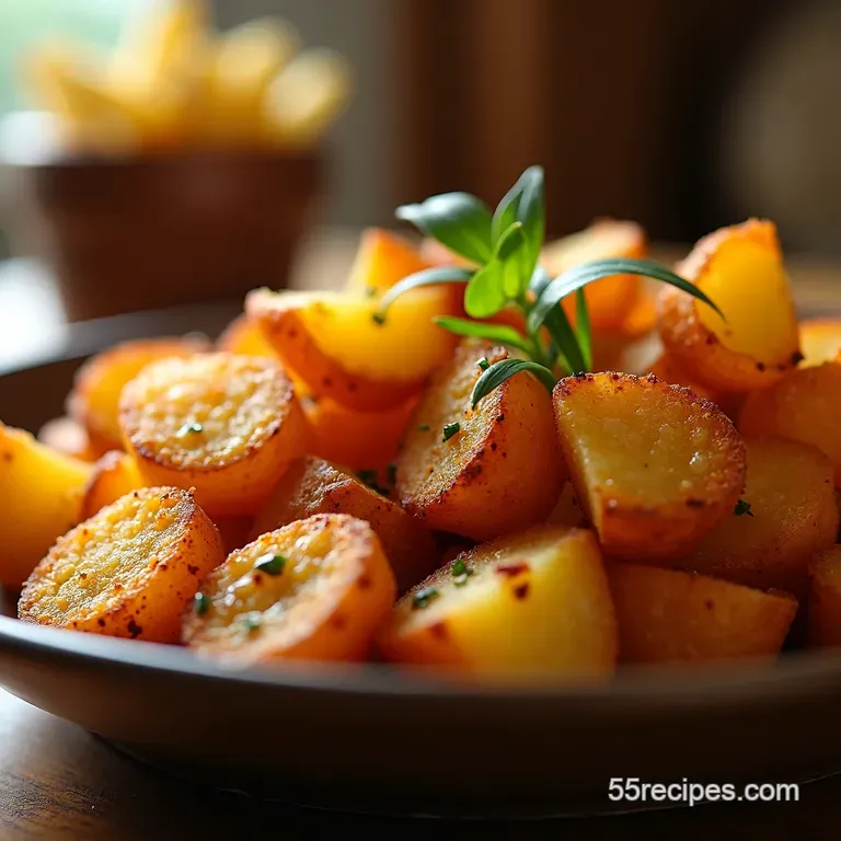 Crispy Pubstyle Ovenfried Potatoes Better Than the Chippy presentation