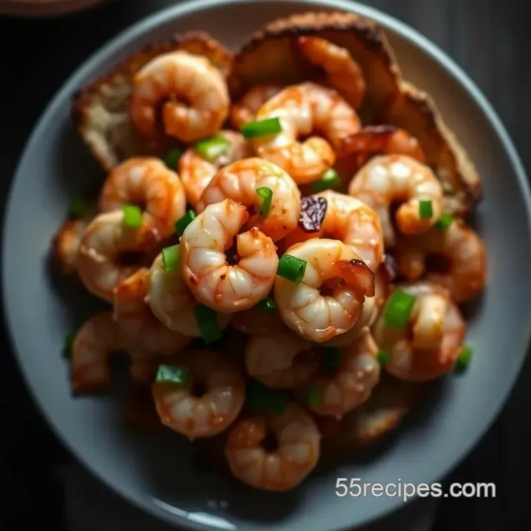 Crispy Shrimp Toast Delight presentation