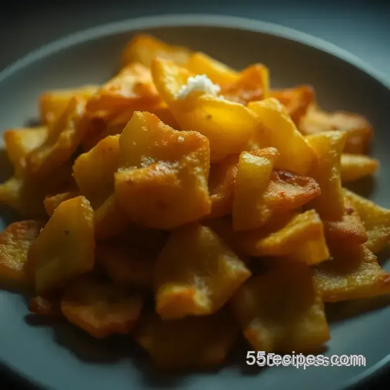 Crispy Taro Chips with a Touch of Sea Salt presentation