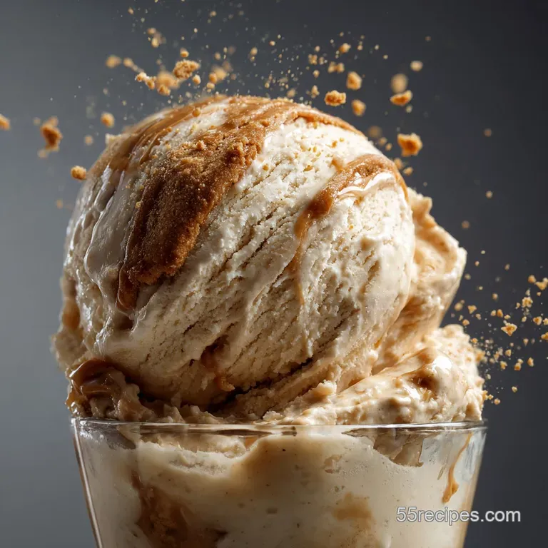 Cookie Butter Ice Cream: The Biscuit Blitz Rich Custard Recipe