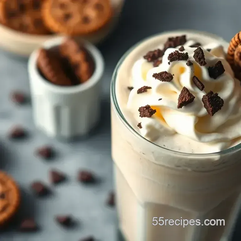 Delicious Cookies and Cream Milkshake