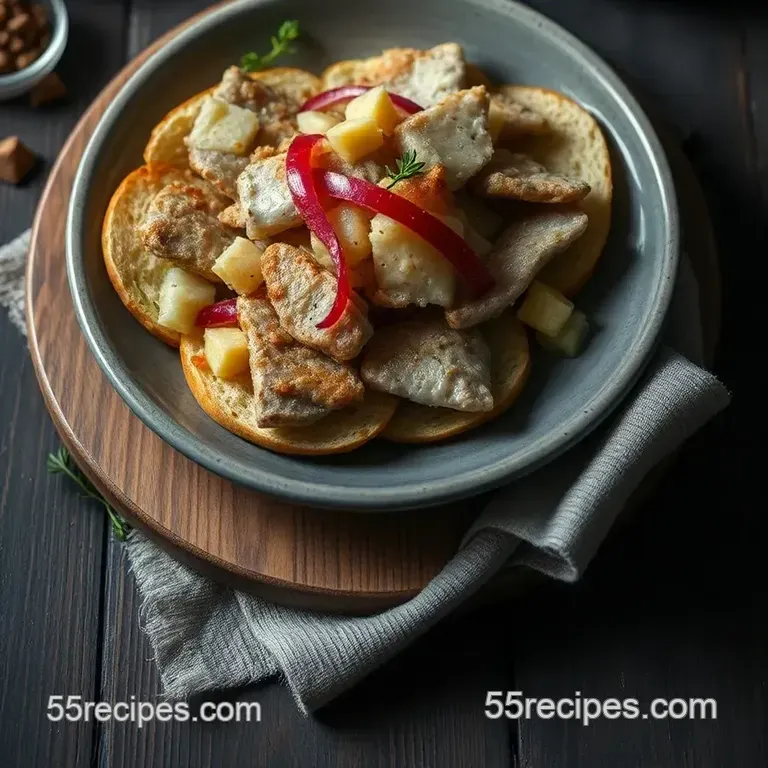 Delicious Matjesbrötchen: An Easy Open-Faced Sandwich Recipe presentation