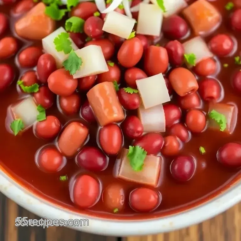 Easy Buddha Red Bean Bowl presentation