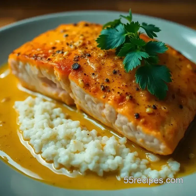 Easy Coconut Curry Salmon