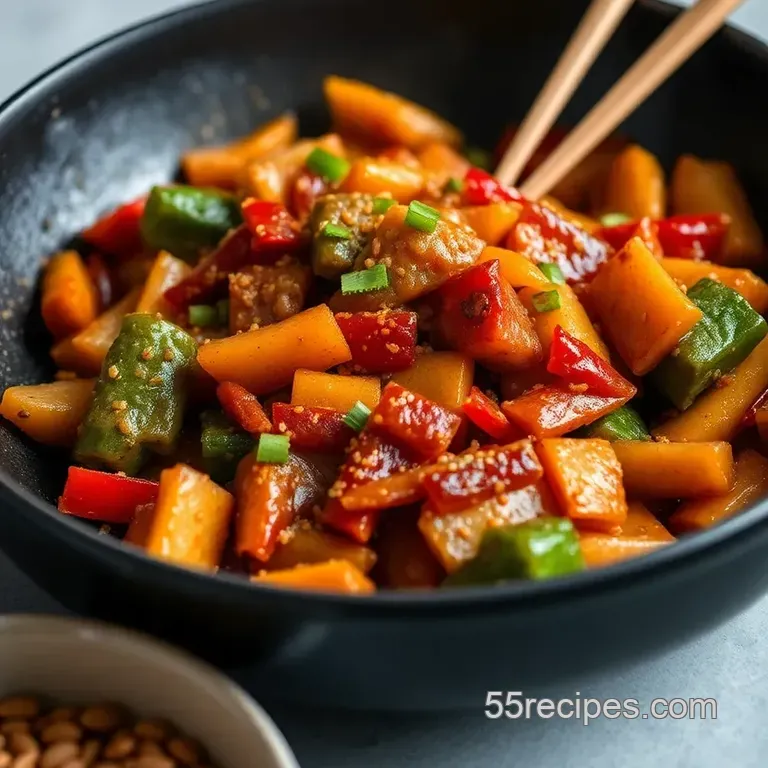 Easy Savory Stir Fry Seasoning Mix presentation
