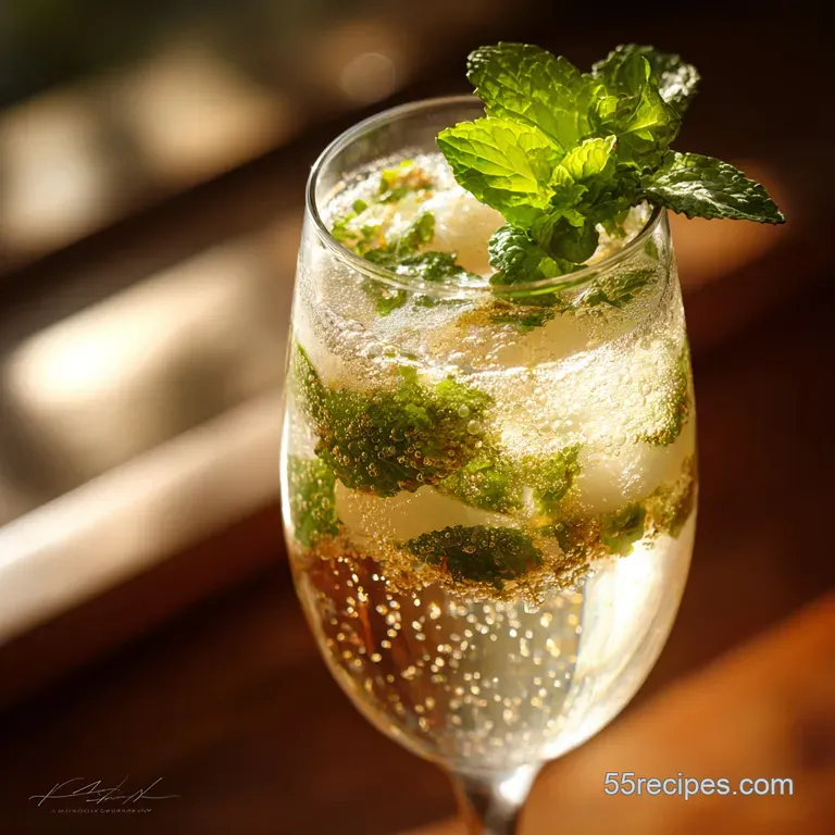 Lychee Drink: The Sparkling Mint Refresher Recipe