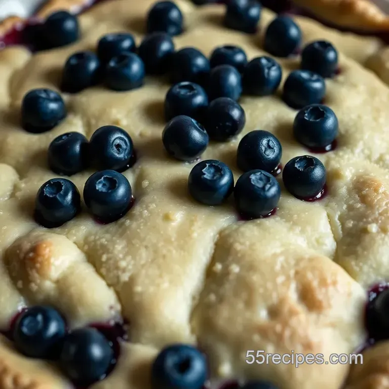 Effortless Blueberry Bliss: A Delightful Easy Blueberry Pie presentation