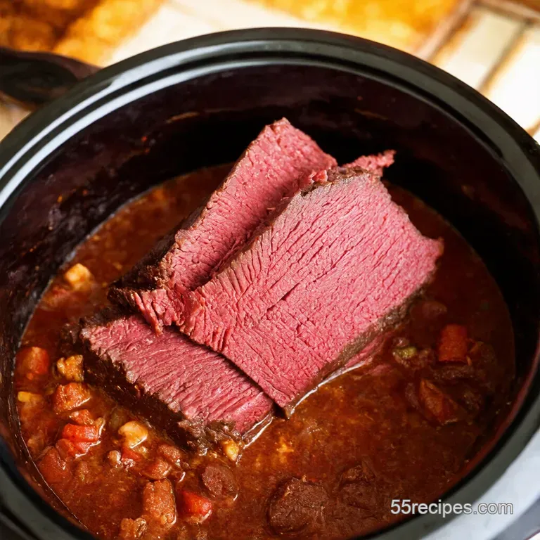 Effortless Crock Pot Corned Beef Cabbage Feast presentation