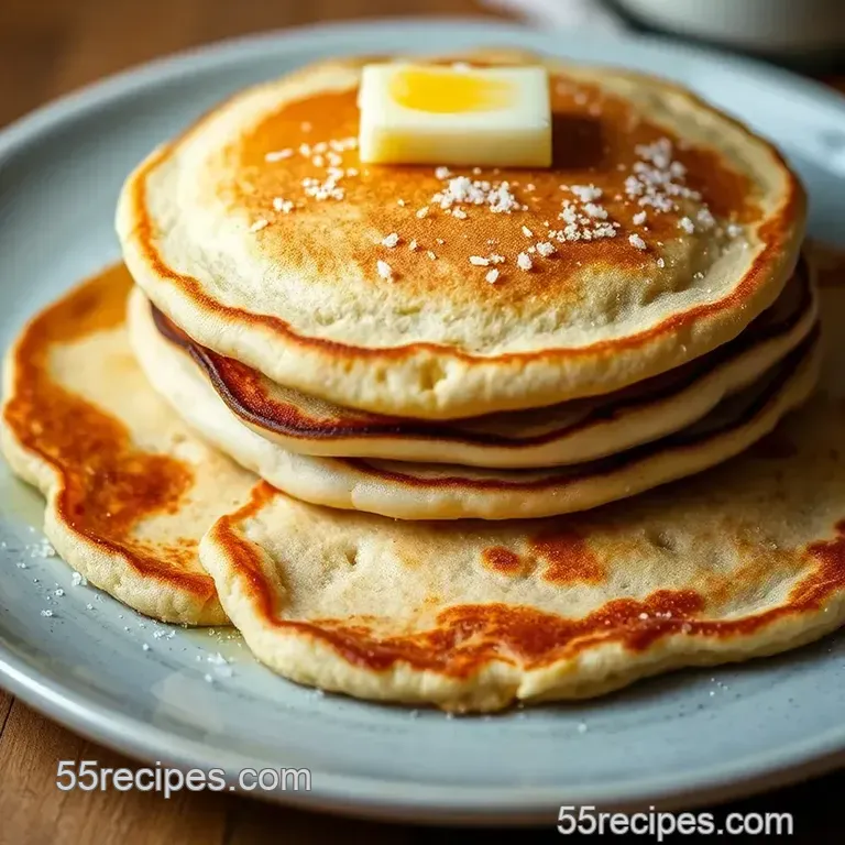 Einkorn Sourdough Discard Pancakes: Fluffy Delight from Your Kitchen presentation